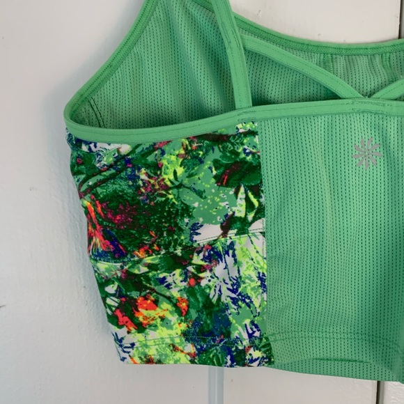 Athleta Crop Bra Workout Top Sz M - Picture 9 of 12